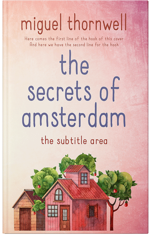 Front view of Premade Literary Fiction Book Cover - Givry