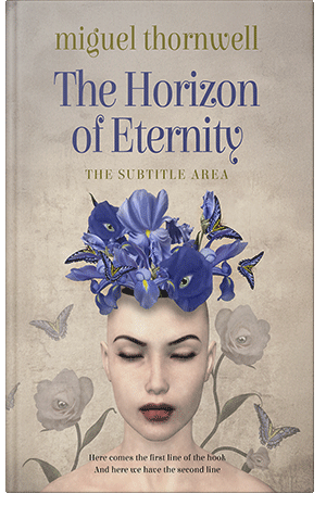 Premade Book Cover Soft Amber