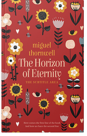 Premade Book Cover Tall Poppy