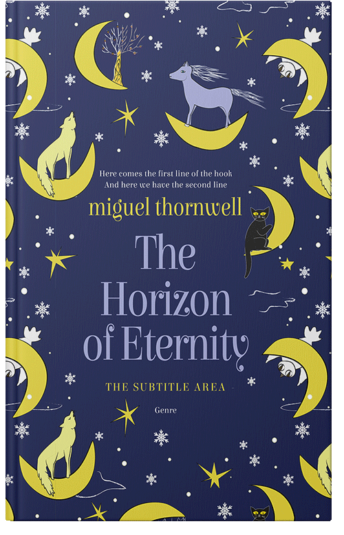 Front view of Premade Children's Book Cover - Cloud Burst