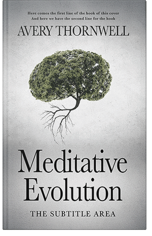 Premade Book Cover Quill Gray