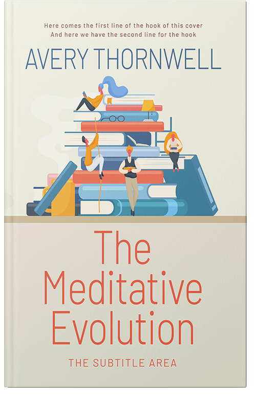 Front view of Custom & Premade Health & Mind & Body Book Cover - Satin Linen #17750 | BookCoverZone*