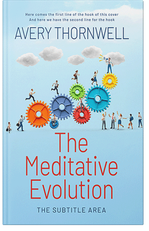 Premade Book Cover Tropical Blue