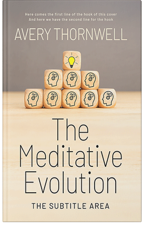 Premade Book Cover Almond