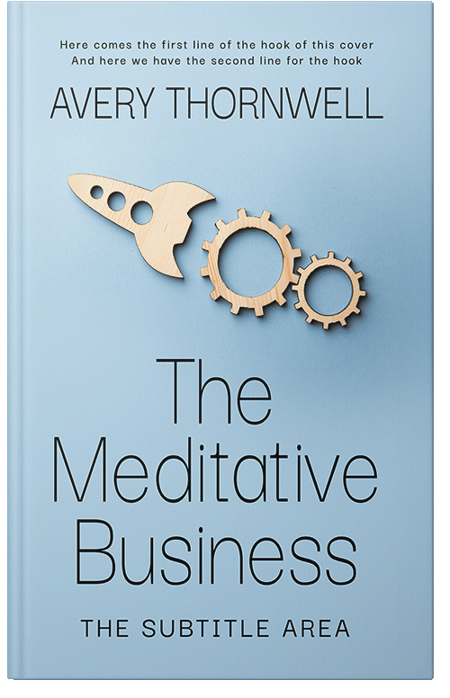 Front view of Custom & Premade  Book Cover - Periwinkle Gray #17758 | BookCoverZone*