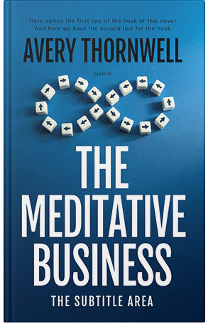 Premade Book Cover Venice Blue