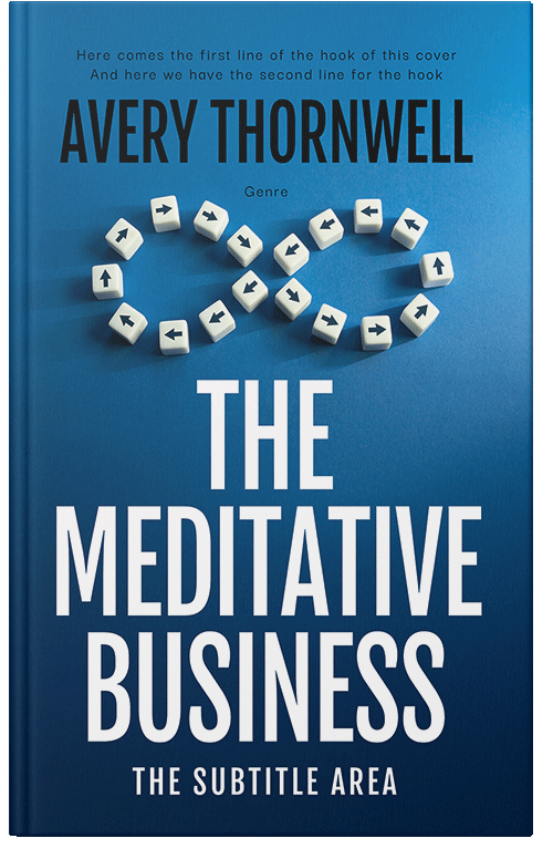 Front view of Custom & Premade Self-Improvement & Self-Help Book Cover - Venice Blue #17763 | BookCoverZone*