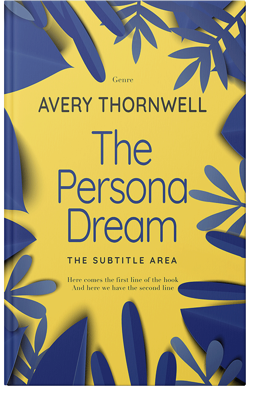 Front view of Premade Nature Book Cover - Cream Can #17774 | BookCoverZone*