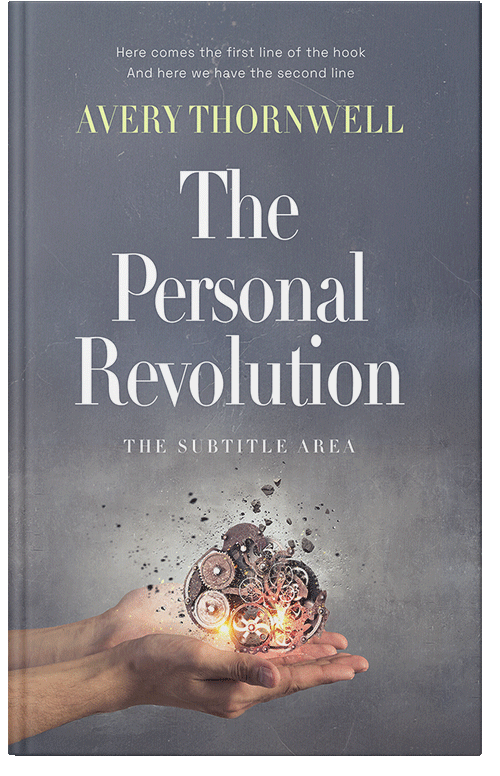 Front view of Premade Nonfiction Book Cover - Jumbo