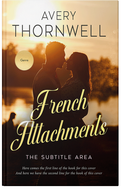 Front view of Premade Romance Book Cover - Wood Bark #17792 | BookCoverZone*