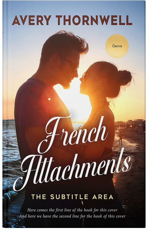 Front view of Premade Romance Book Cover - Timberwolf #17797 | BookCoverZone*