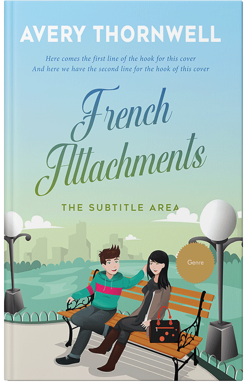 Front view of Premade Romance Book Cover - Ziggurat #17798 | BookCoverZone*