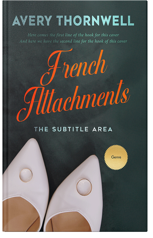 Front view of Premade Nonfiction Book Cover - Cameo