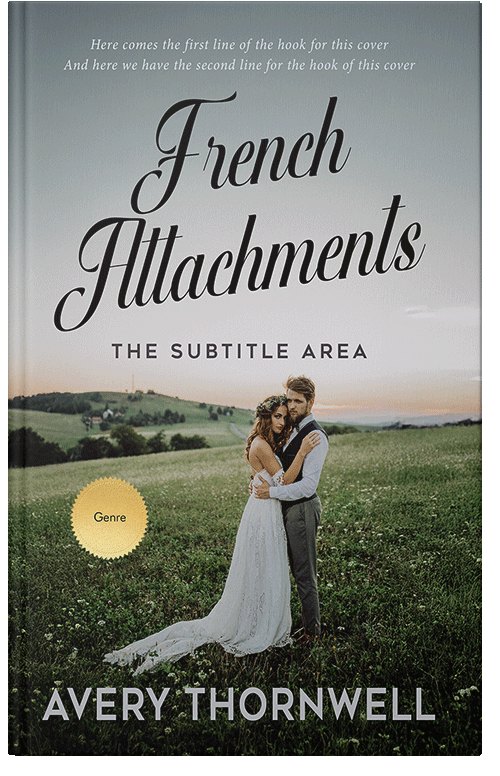 Front view of Premade Nonfiction Book Cover - Green Spring