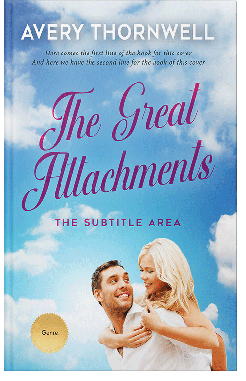 Front view of Premade Romance Book Cover - Cornflower #17804 | BookCoverZone*