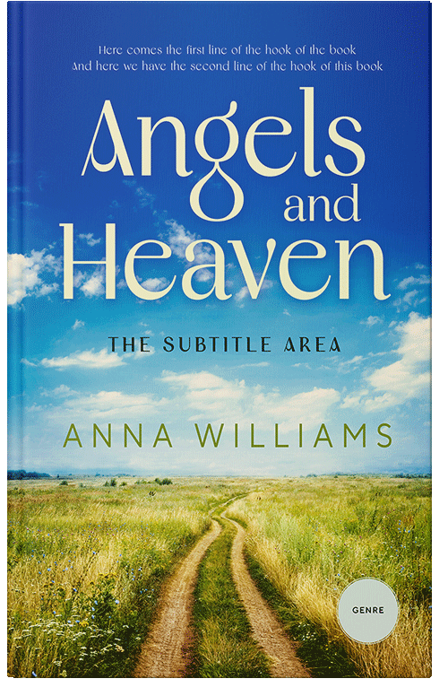 Front view of Premade Nature Book Cover - Sapling #17809 | BookCoverZone*