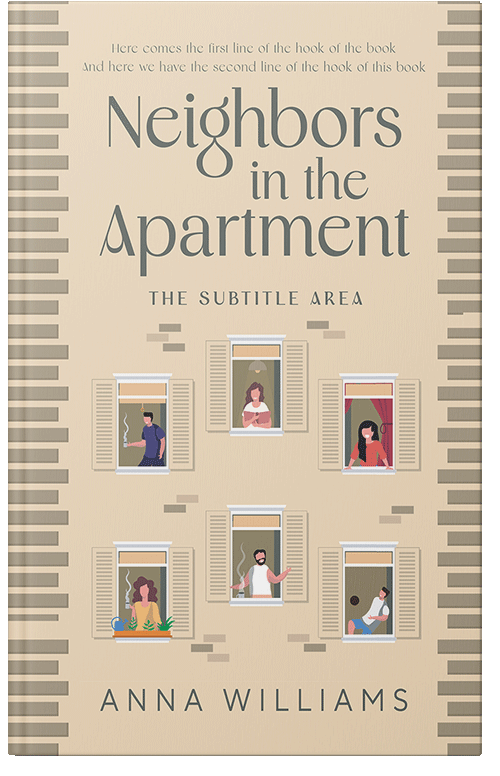 Front view of Premade Literary Fiction Book Cover - Raffia #17821 | BookCoverZone*