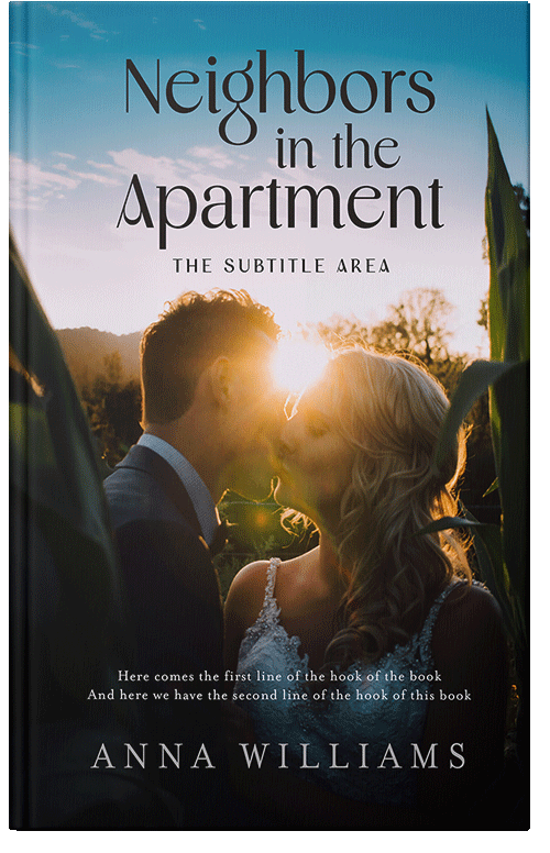 Front view of Premade Romance Book Cover - Wafer #17827 | BookCoverZone*