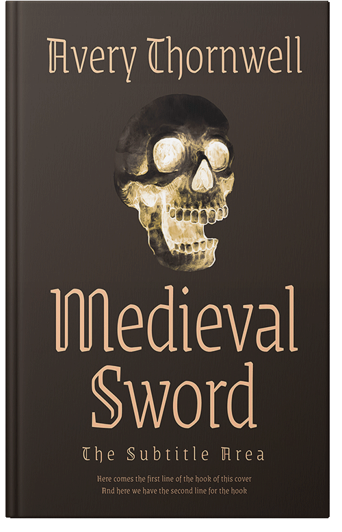 Front view of Premade Horror Book Cover - Cocoa Brown #17848 | BookCoverZone*