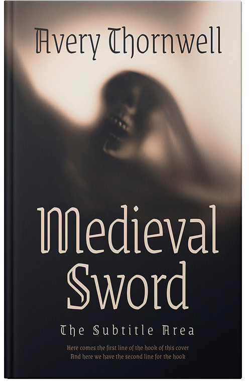 Front view of Premade Horror Book Cover - Thunder #17849 | BookCoverZone*