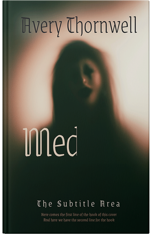 Front view of Premade Horror Book Cover - Vanilla #17850 | BookCoverZone*