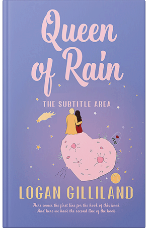 Premade Book Cover Blue Bell