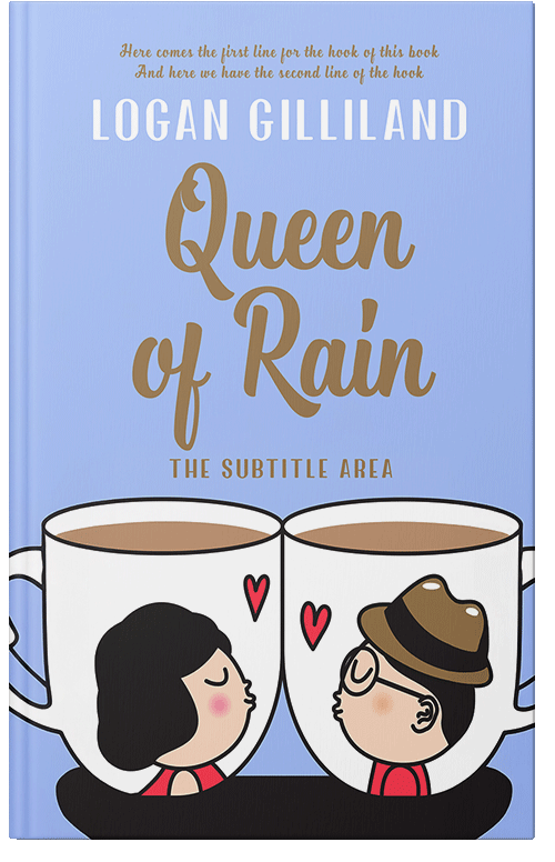 Front view of Premade Romance Book Cover - Perano #17854 | BookCoverZone*