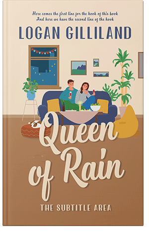 Premade Book Cover Almond