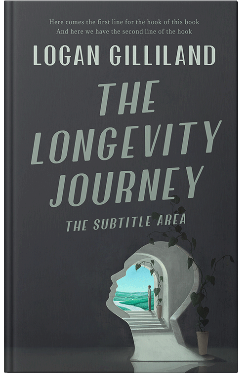 Front view of Premade Surreal Book Cover - Tuna