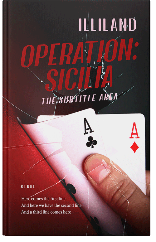 Front view of Premade Mystery & Thriller & Suspense Book Cover - Petite Orchid