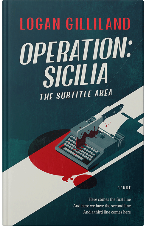 Front view of Premade Mystery & Thriller & Suspense Book Cover - Tiber