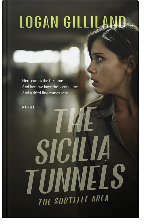 Front view of Premade Mystery & Thriller & Suspense Book Cover - Zeus