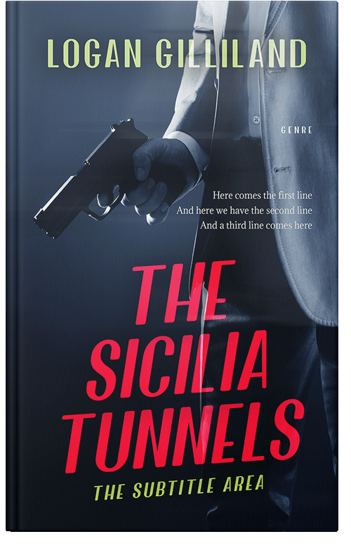 Front view of Premade Mystery & Thriller & Suspense Book Cover - Mirage