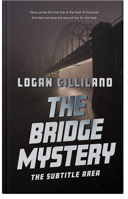 Front view of Premade Mystery & Thriller & Suspense Book Cover - Cocoa Brown