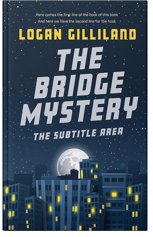 Front view of Premade Mystery & Thriller & Suspense Book Cover - Blue Zodiac