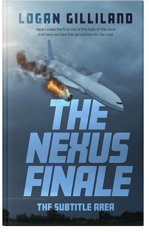 Front view of Premade Mystery & Thriller & Suspense Book Cover - Smalt Blue