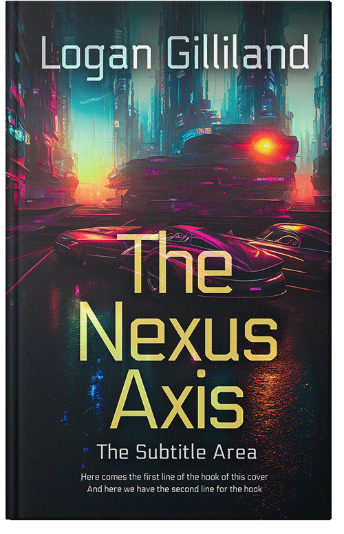 Front view of Premade Science Fiction Book Cover - Tan #17948 | BookCoverZone*