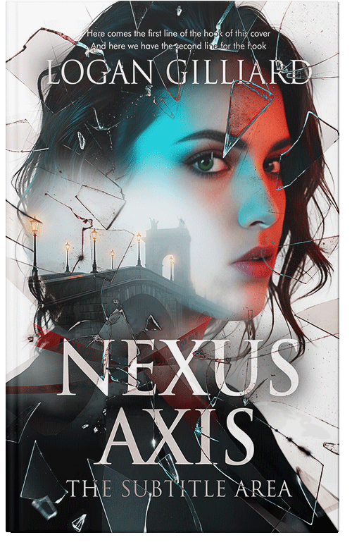 Front view of Premade Mystery & Thriller & Suspense Book Cover - Swirl