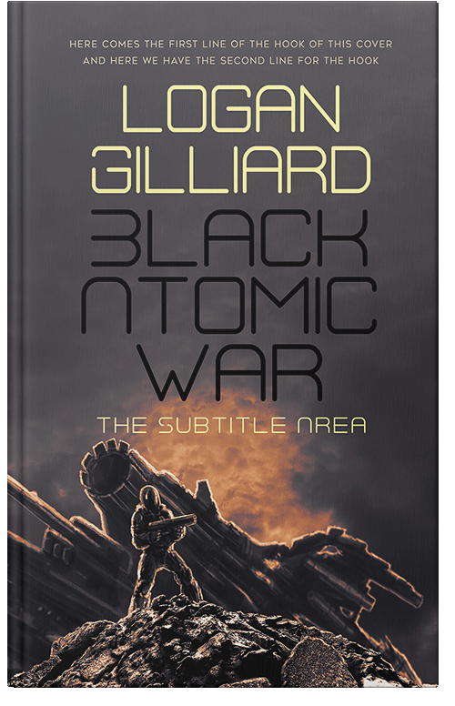 Front view of Premade Apocalyptica Book Cover - Ship Gray #18021 | BookCoverZone*