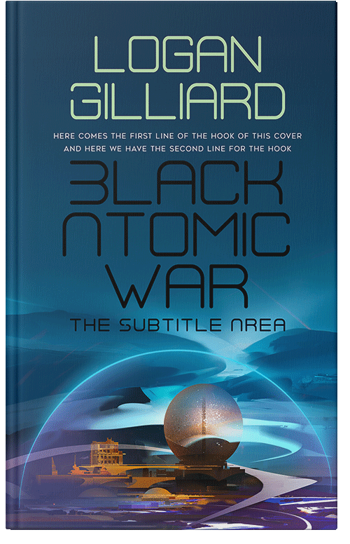 Front view of Premade Science Fiction Book Cover - Chathams Blue #18022 | BookCoverZone*