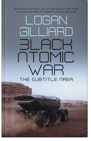 Premade Book Cover Mid Gray