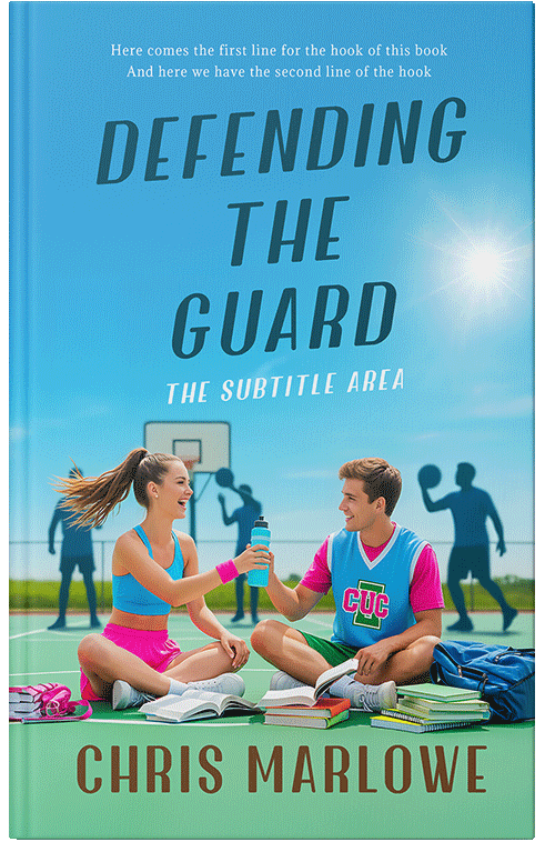 Front view of Premade Teen & Young Adult Book Cover - Scooter #18051 | BookCoverZone
