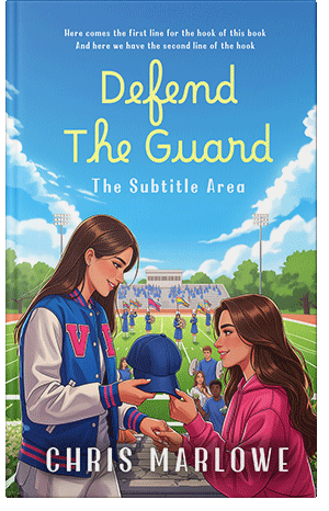 Premade Book Cover Havelock Blue