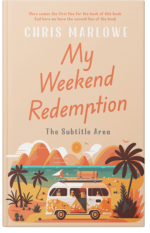 Front view of Premade Travel Book Cover - Sidecar #18082 | BookCoverZone*