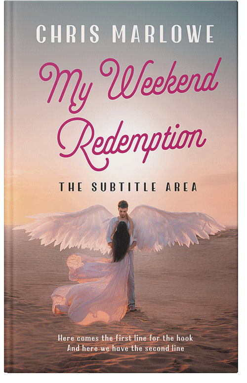 Front view of Premade Romance Book Cover - Clam Shell #18093 | BookCoverZone