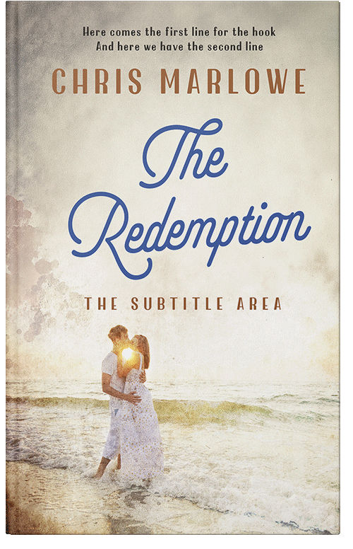 Front view of Premade Romance Book Cover - White Rock #18096 | BookCoverZone