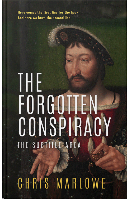 Front view of Premade History Book Cover - Oil #18100 | BookCoverZone*