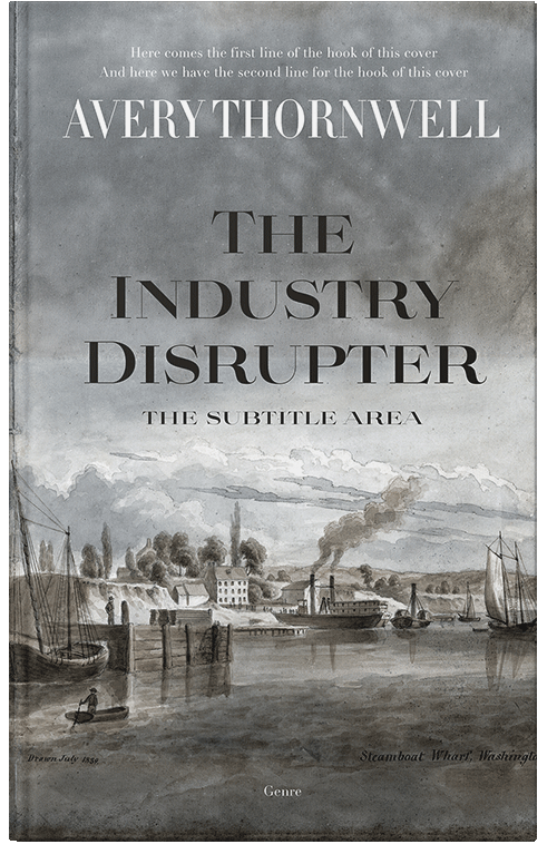 Front view of Premade History Book Cover - Friar Gray #18119 | BookCoverZone*