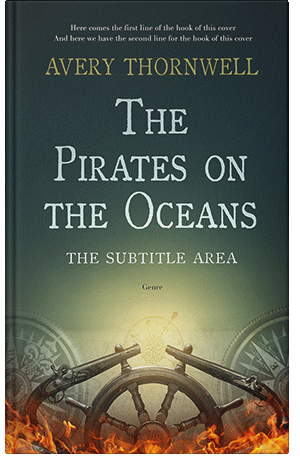 Premade Book Cover Outer Space