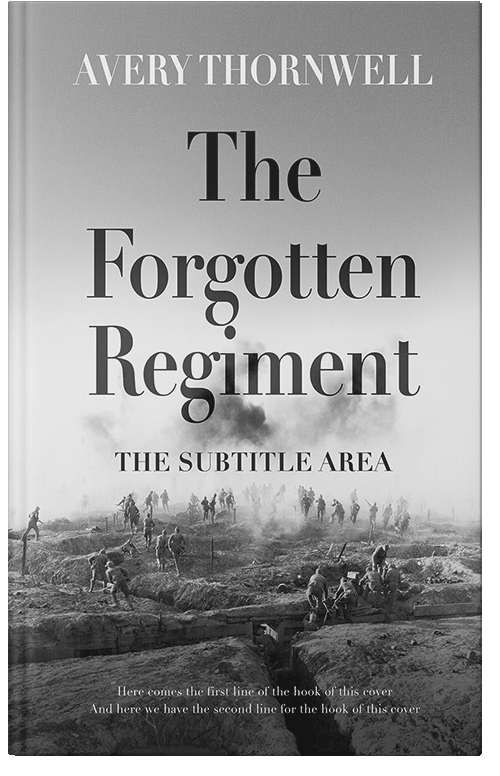 Front view of Premade  Book Cover - Silver #18132 | BookCoverZone*